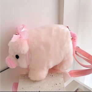 Great for Easter Basket!- Small 10x7 Piggy Crossbody Purse